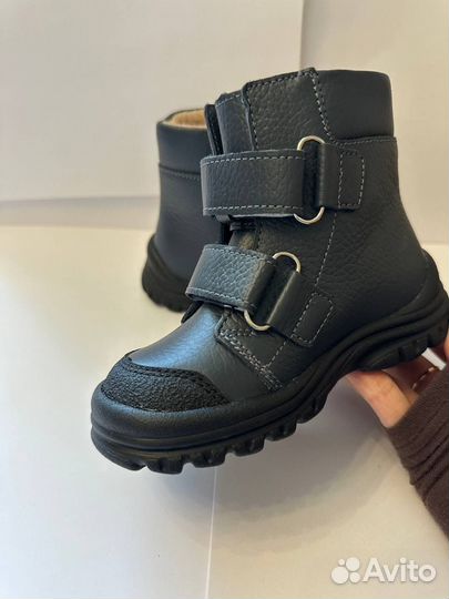 Ботинки демисезонные нат. кожа 23-25