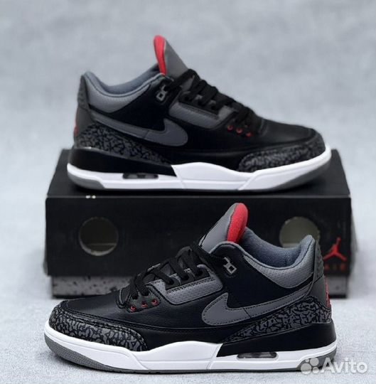 Кроссовки Air Jordan 3 Retro OG Black