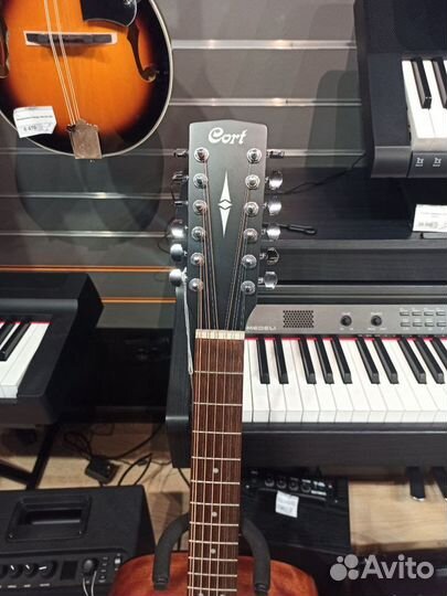Электроакустическая гитара cort AD810-12E OP