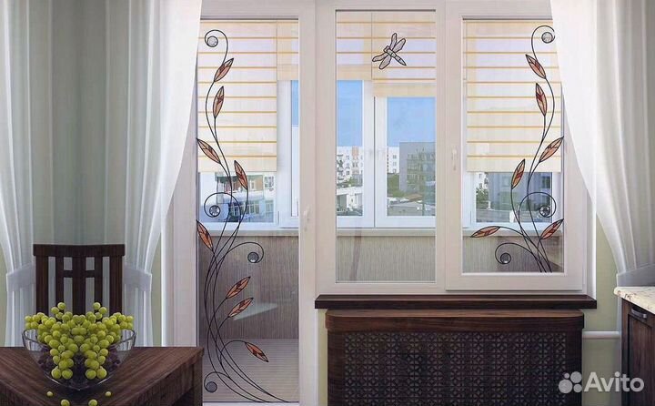 Балконный блок 2500х2100