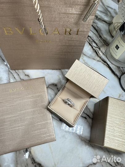 Золотое кольцо bvlgari serpenti змея