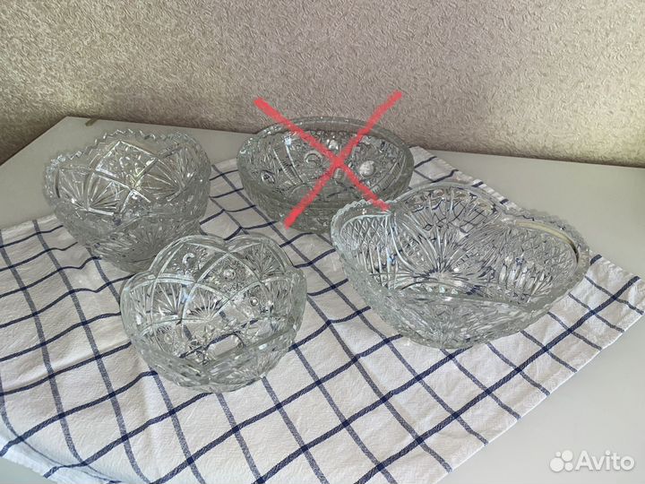 Хрустальные вазы (посуда) СССР