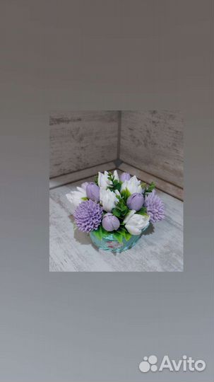 Мыльные букеты