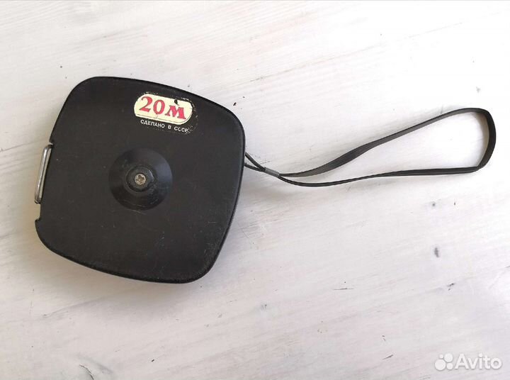 Рулетка стальная измерительная СССР 20 м зпк3