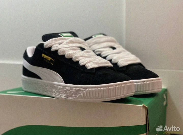 Кроссовки мужские Puma Suede XL “Black White “