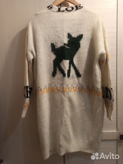 Женский кардиган с оленятами Loewe 46-48