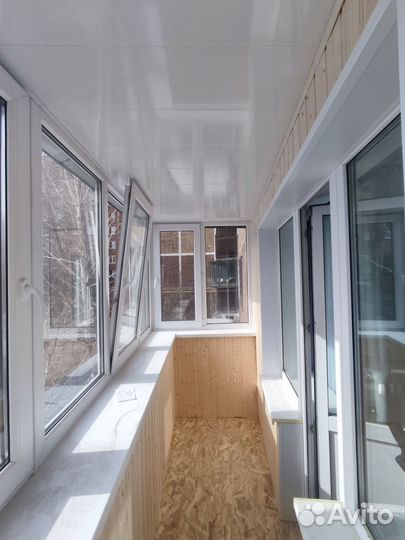 Остекление и отделка балконов от Уют Окно