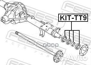 Подшипник задней полуоси комплект ford transit TT9