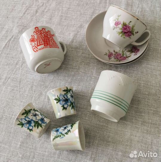 Бокал чашка фарфоровая СССР