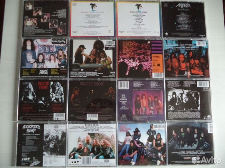 Antrax, Nuclear Assault, Celtic Frost на CD