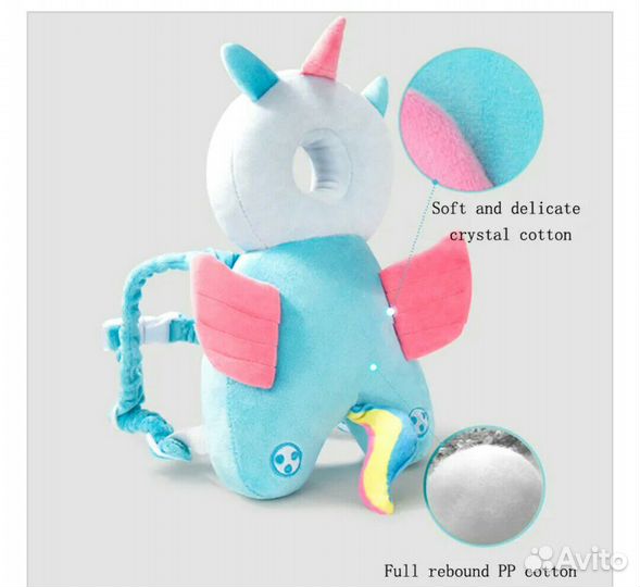 Детская подушка рюкзачок игрушка Fergokids