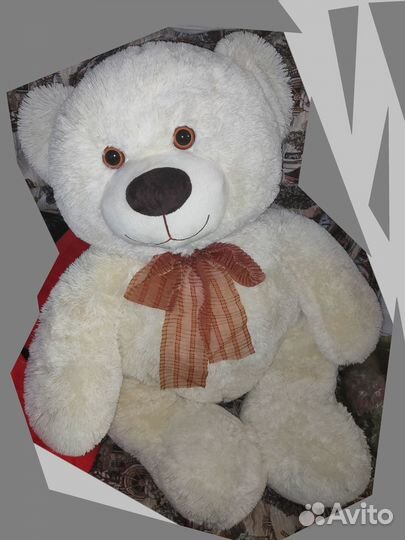 Большая мягкая игрушка медведь