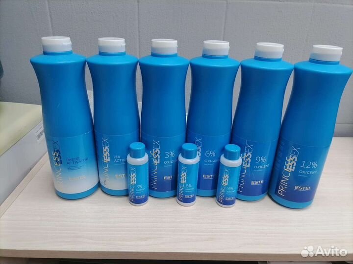 Краска и оксигент (активатор) для волос estel