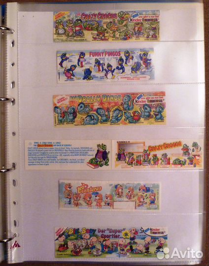 Плотные листы А4 для вкладышей Киндер и Ландрин