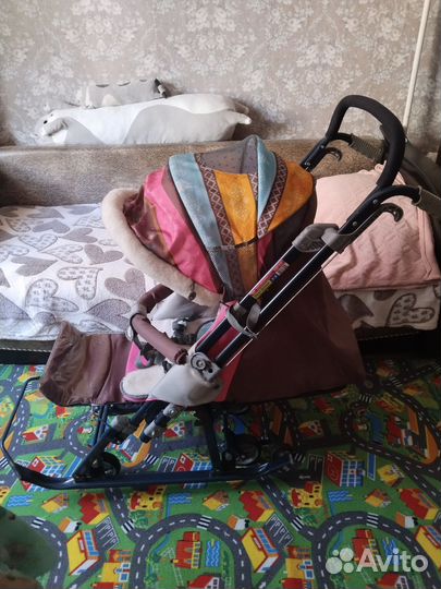 Санки коляска ника 7 3