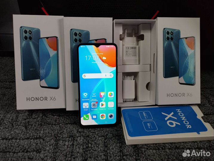 Новые Honor X6 4/64GB Titanium Silver NFC