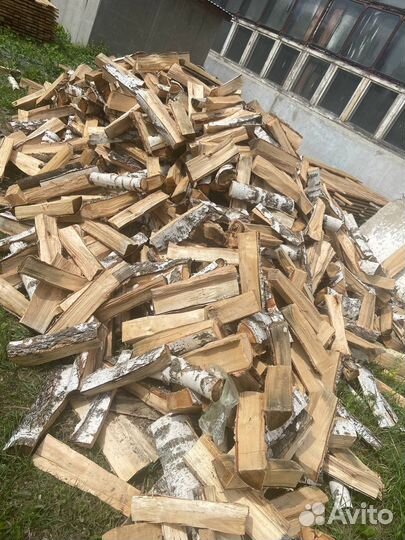Дрова березовые сухие колотые