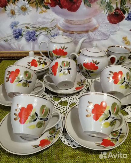 Чайный сервиз. Полонский фз. СССР