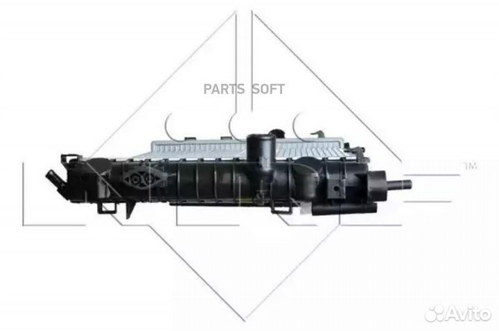 Радиатор opel Astra H 1,6/1,8 03/04/ Zafira 1,6/1,8 07/05