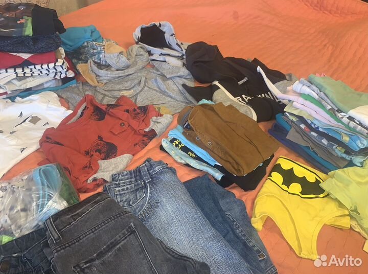 Вещи пакетом на мальчика от 3х лет