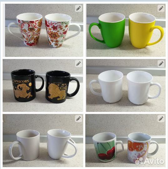 Кружки, чайники, кувшины, сервизы