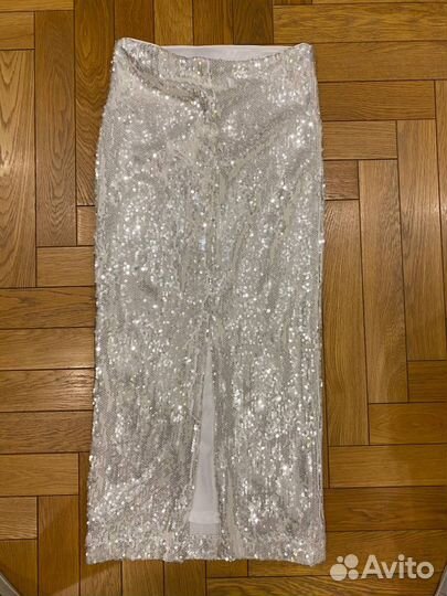 Юбка в пайетках Mango