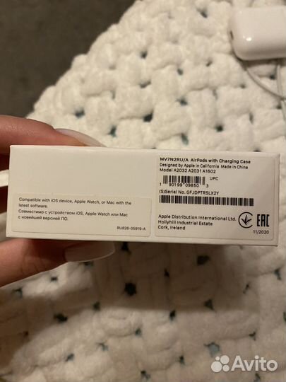 Наушники apple airpods 1