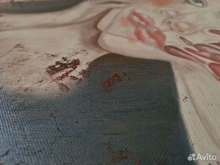 Картина маслом Шизофрения 2, 2020 год