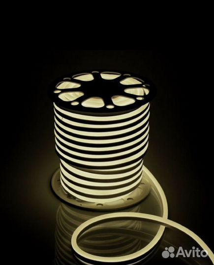 Гибкий неон 220В,140 диодов на метр