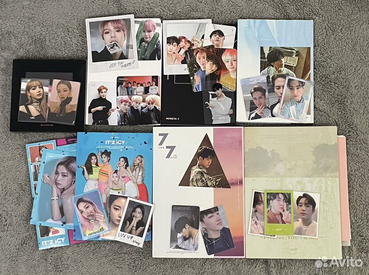 К-поп альбомы blackpink, got7, monsta x, itzy