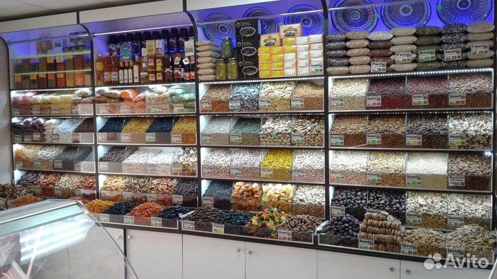 Витрина для сухофруктов