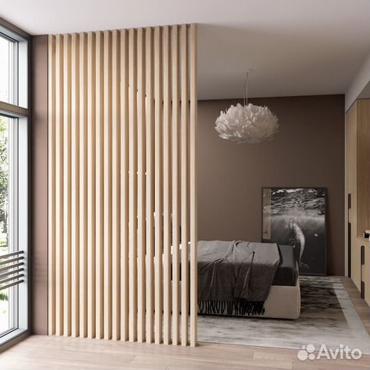 Реечные перегородки