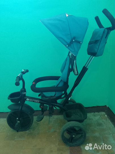 Детский велосипед с ручкой бу