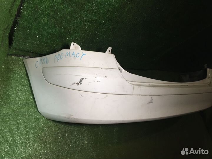 Бампер задний mazda Premacy CP8W Белый царапины