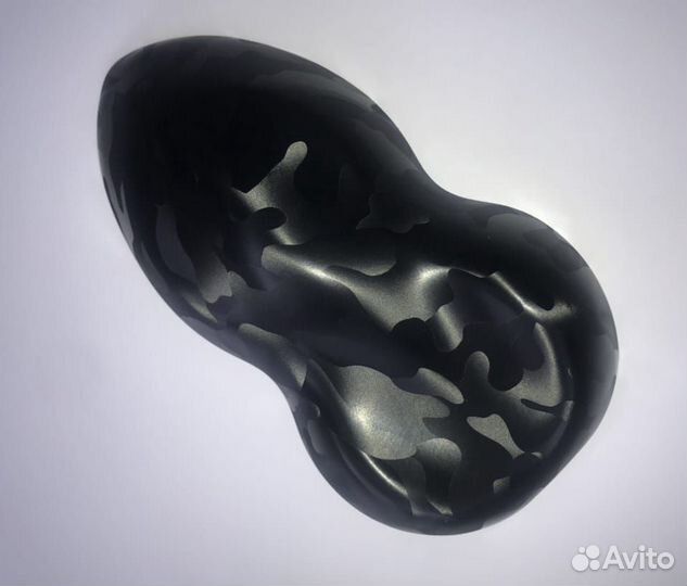 Виниловая плёнка - Черный камуфляж