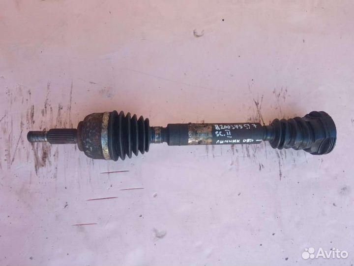 Полуось передняя левая (приводной вал, шрус) Renau