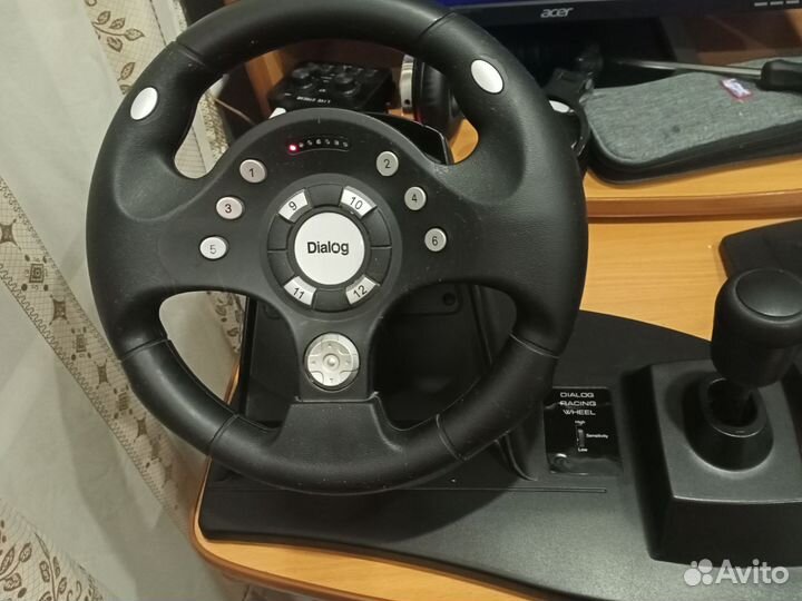 Игровой руль dialog