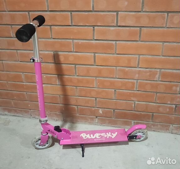 Самокат снегокат детский