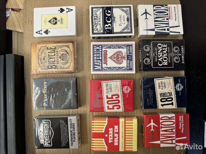 Игральные карты пластик