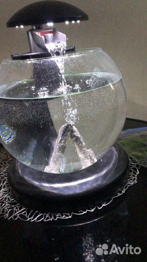 Аквариум с подсветкой и фильтром очистки воды