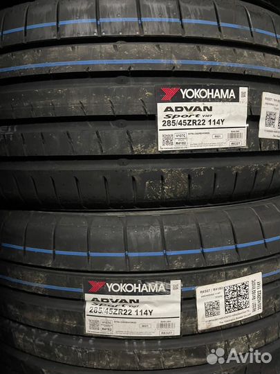 Yokohama Advan Sport V107 285/45 R22 и 325/40 R22