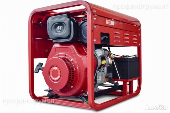 Дизельный генератор 6,5 кВт Redvolt EPD7500EA3