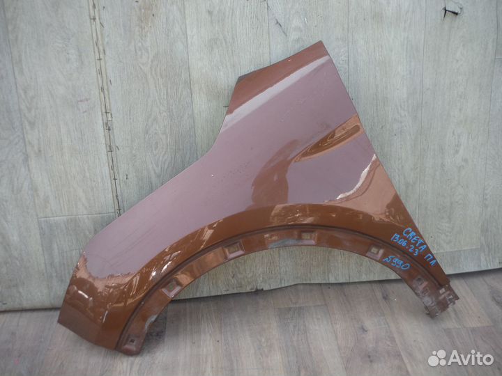 Крыло переднее левое №990 Hyundai Creta 2019