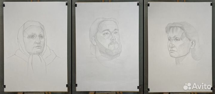 Академический рисунок портрет