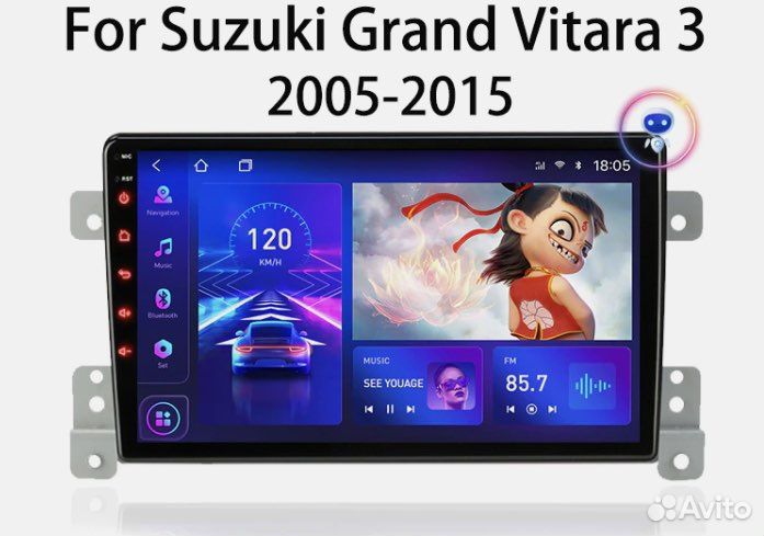 Андроид магнитола Suzuki Grand Vitara / Сузуки