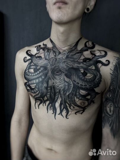 Разработка индивидуальных эскизов татуировки