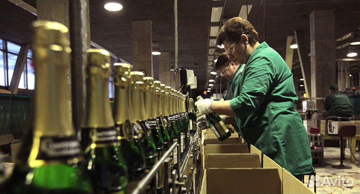 Упаковщица на производство алкоголя без опыта