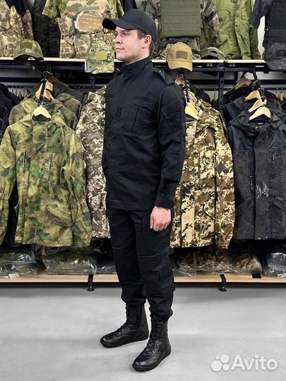 Военная форма тактическая летняя ACU,Черный 44-62р