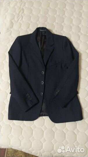 Школьный пиджак синий для мальчика 128