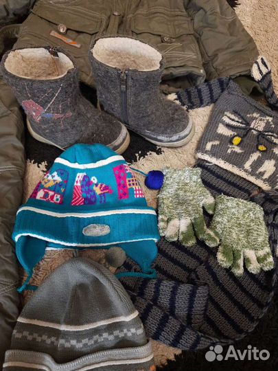 Вещи пакетом на мальчика, р-р 86